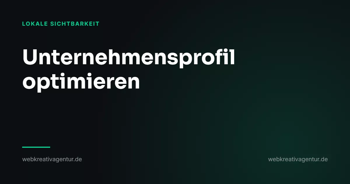 Google-Unternehmensprofil optimieren: die zwölf Stellschrauben, Beitrag aus der Kategorie Lokale Sichtbarkeit