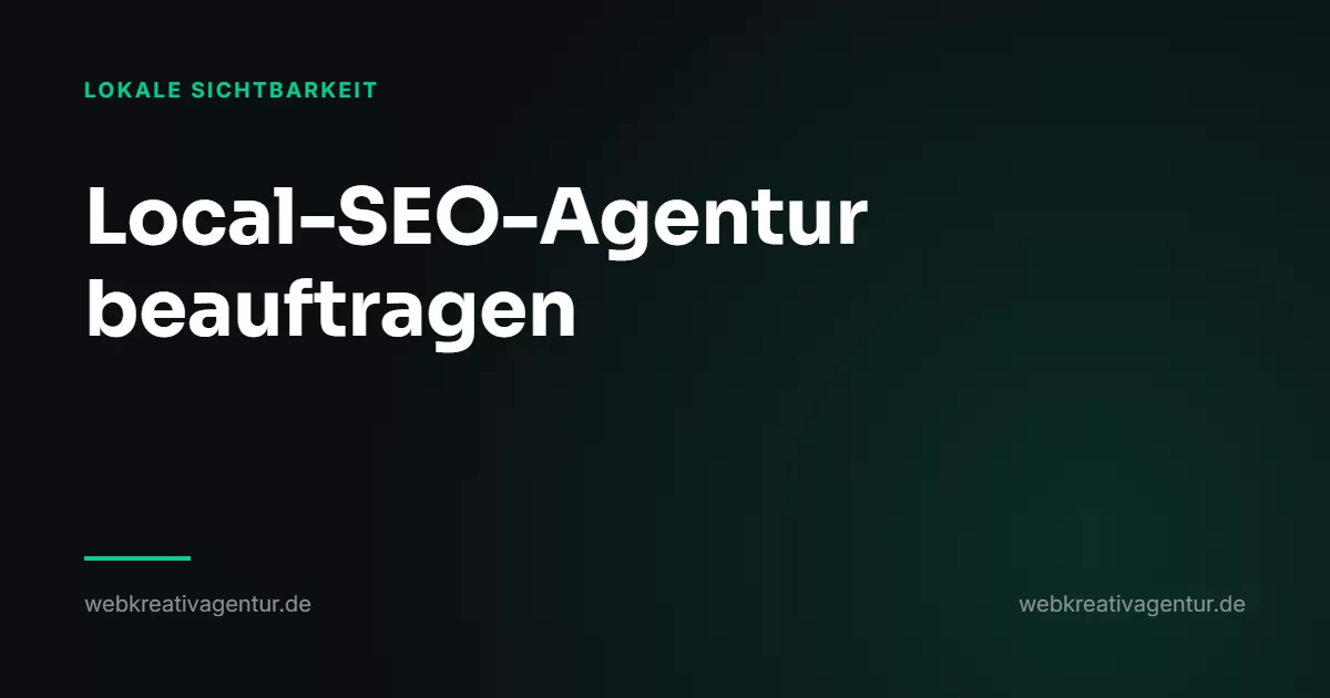 Local-SEO-Agentur beauftragen: woran Sie eine gute erkennen, Beitrag aus der Kategorie Lokale Sichtbarkeit